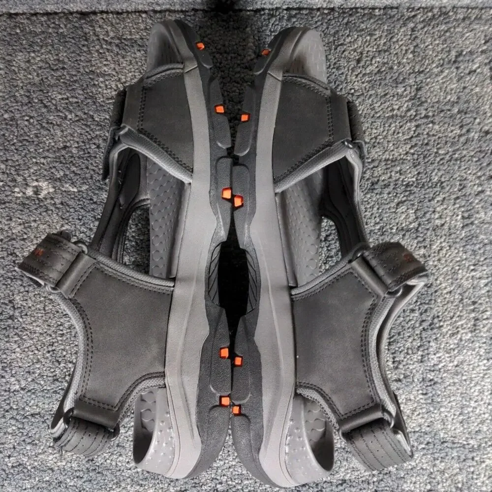 Skechers Tresmen Garo Outdoor‎ Trail Hiking Sandals Shoes Comfort Gray Men Sz 13